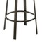 Armen Living Neura Swivel Counter or Bar Stool in Mocha Finish with Brown Faux Leather 840254333505 - alternate 9